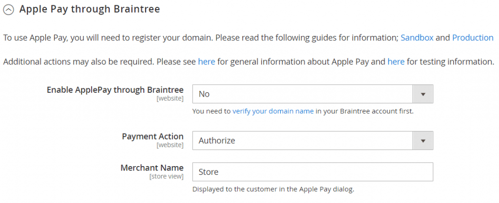 apple pay web integration