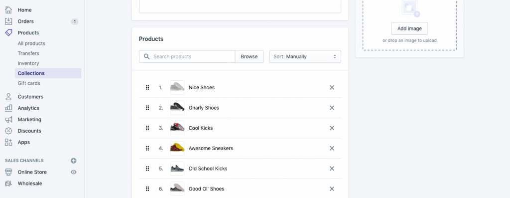 Shopify Plus visual merchandising.
