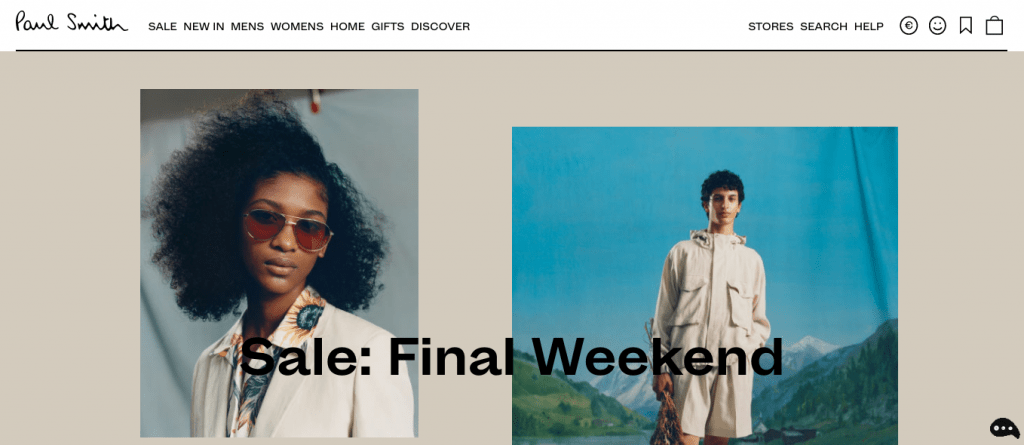 Magento websites list - Paul Smith